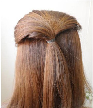 长发变短发步骤图解教程 冬季演绎梦幻魔术盘