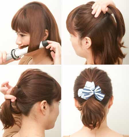 <em>齐肩</em>短发<em>如何扎马尾</em> 清爽<em>发型</em>塑造瓜子脸 - 七