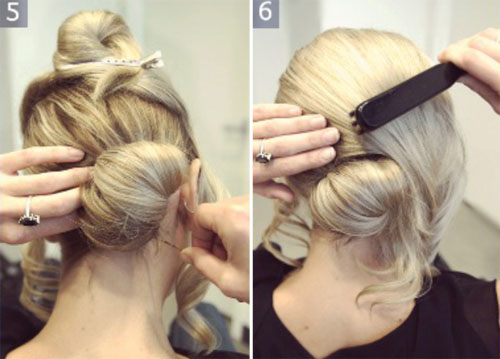 简单<em>中长发发型扎法图解</em> 三分钟轻松搞定清凉