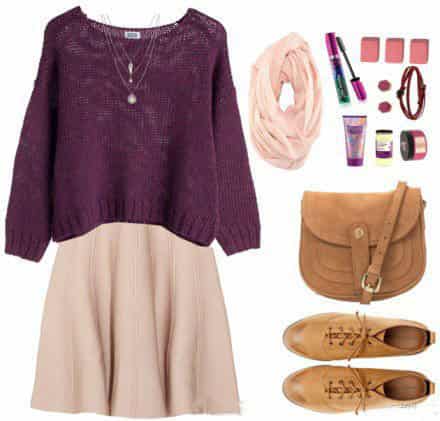 雨水时节各地回暖 文艺毛衣遇上围脖 - 七丽女