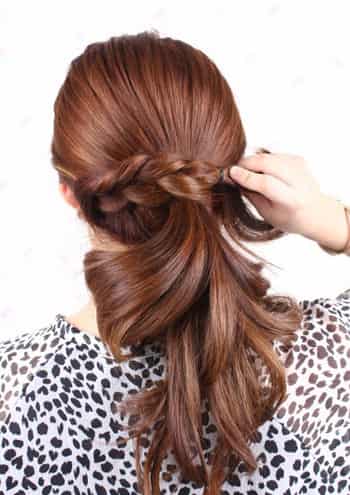 韩式马尾辫的扎法步骤 改变气质从头开始 (5