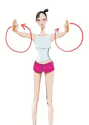 如何运动丰胸 女性运动丰胸法瑜珈示范 (4) - 七