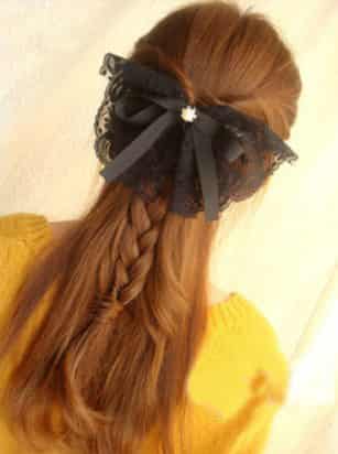 韩式<em>编发</em>盘发步骤+<em>中长发发型扎法</em>打造仙女气