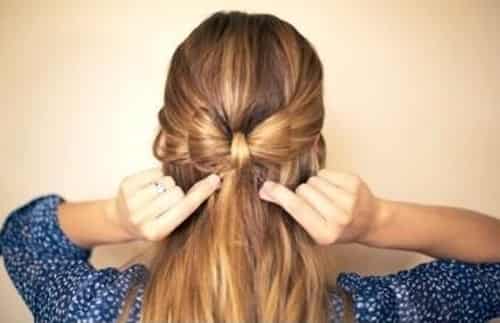 蝴蝶结发型扎法步骤图解 学扎简单时尚发型 (6