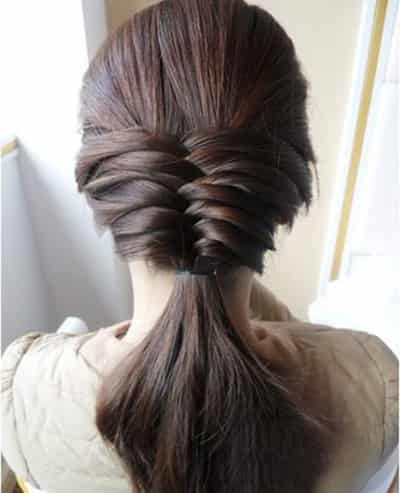 韩式优雅淑女<em>编发发型</em>步骤<em>图解</em> 轻松打造气质