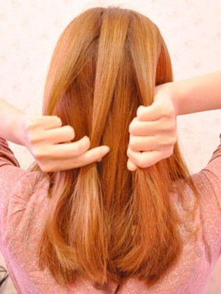 韩式优雅<em>发型扎法步骤</em>图解 轻松打造高雅<em>马尾</em>