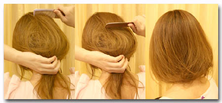 长发<em>变短</em>波波头<em>怎么</em>扎 超瘦脸发型步骤图解 (8