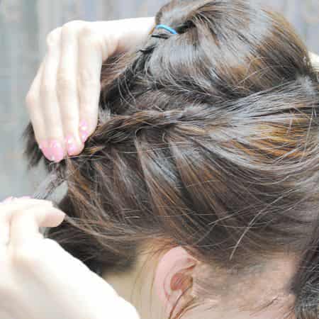 超强<em>短发</em>编成长发式样 最新diy<em>编发</em>教程 (3) - 七