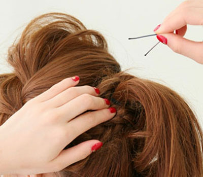 日系中长发编发教程 简单几步打造优雅气质m