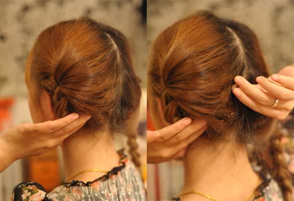 适合新手的韩式编发教程 快速<em>扎出可爱</em>小女人