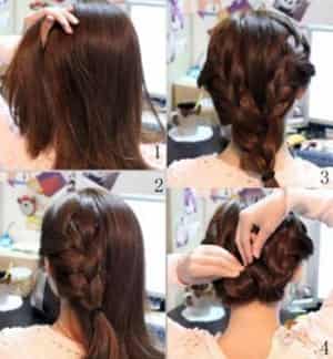 【长春美发学校】5款<em>简单</em>韩式<em>盘发发型扎法</em> 让