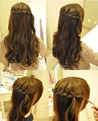 仙女级气质<em>编发发型</em>详细<em>图解</em>