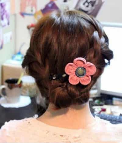 2012<em>时尚</em>甜美田园<em>编发发型</em> 简单<em>编发图解</em>媲美