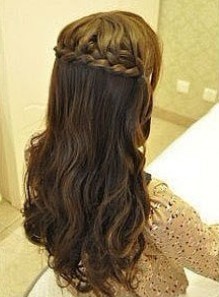 韩式复古<em>编发发型教程</em> 一分钟变气质淑女 (12)