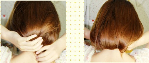 简单甜美长发变<em>短发女生</em>发型<em>扎发</em>