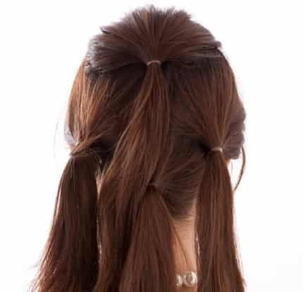 中短发怎么扎花苞头 2款韩式花苞头简单扎法图