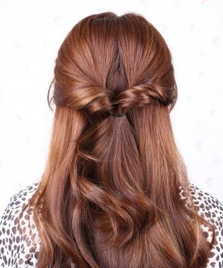 简单好看韩式发型扎法