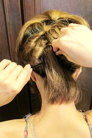 <em>短发</em>波波头怎么扎<em>好看</em>