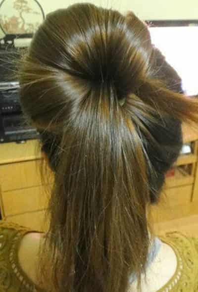 简单韩式早春时尚甜美发型