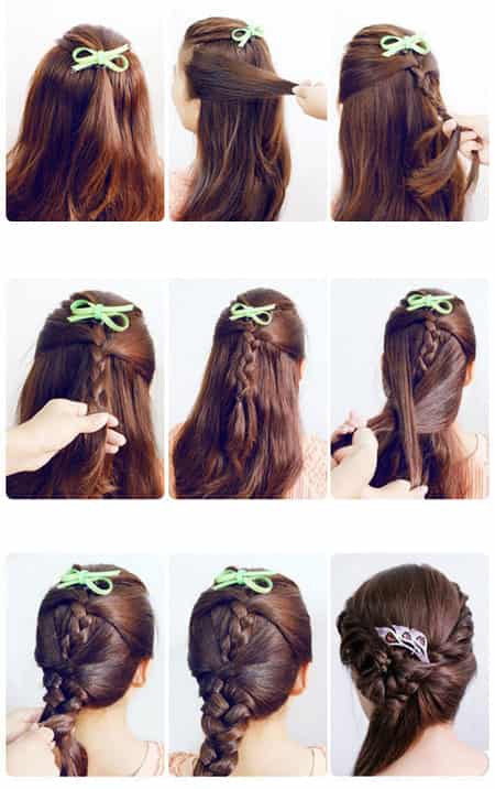 <em>女生</em>自己学做<em>发型</em>+韩式<em>编发步骤</em>全解