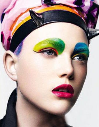 个性时尚创意彩妆造型图片 呈现完美激情 (第1