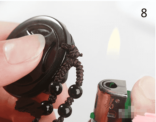 玉佩挂绳打结方法图解手机挂绳怎么打结图解脖