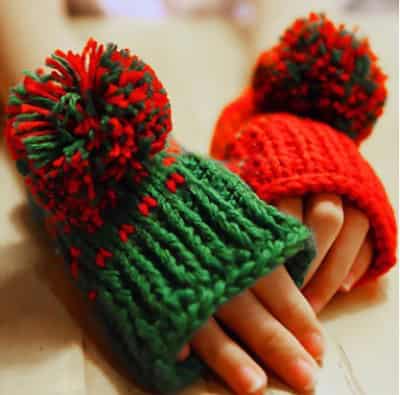 冬季推荐最保暖的毛线手套 拗出可爱造型 (8)