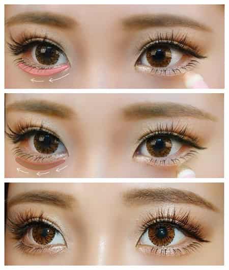 韩国无辜卧蚕眼妆容 懒人学化甜美彩妆