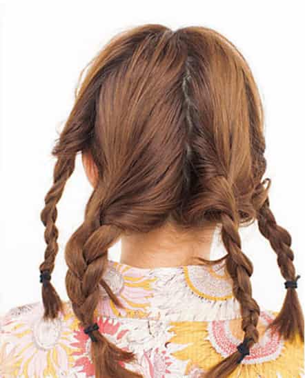 花环编发教程图解 气质俱佳更甜美可人