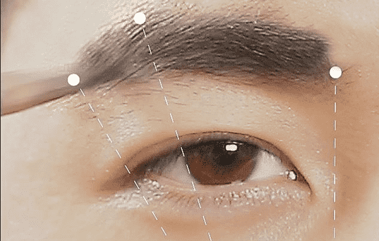 男生修眉毛的步骤图片