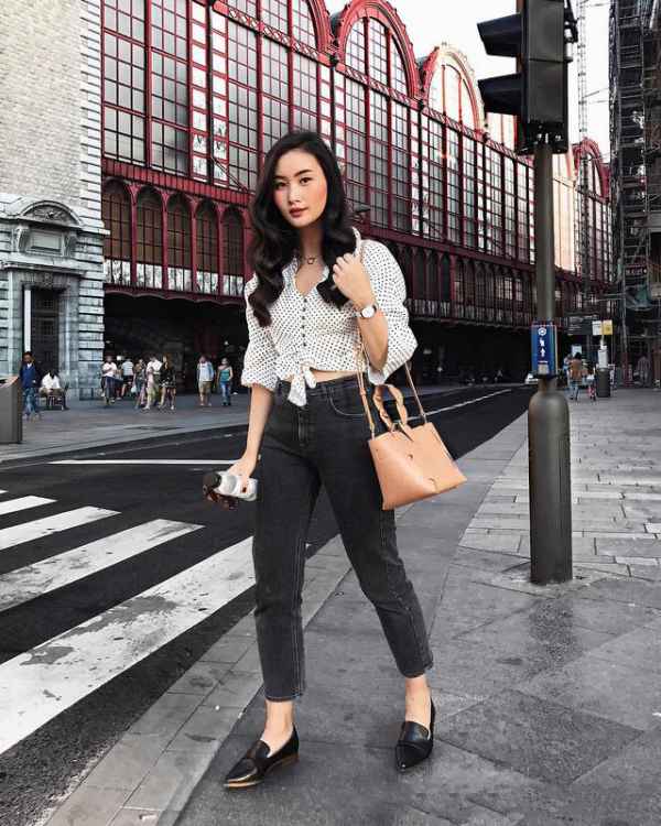 矮个子女生穿衣搭配秋 158cm荷兰亚裔时尚博