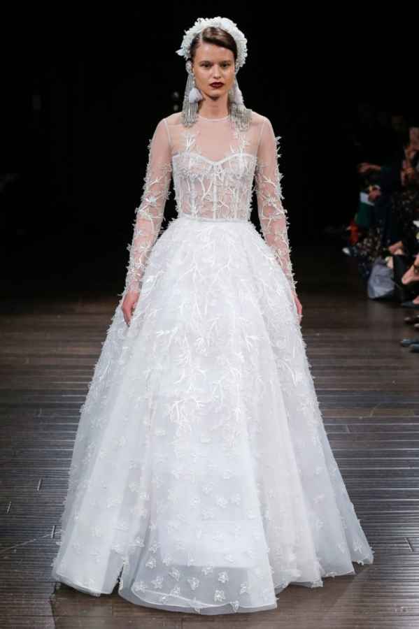 Naeem Khan 2018秋冬系列上的复古短头纱-第15张图片-创载好文