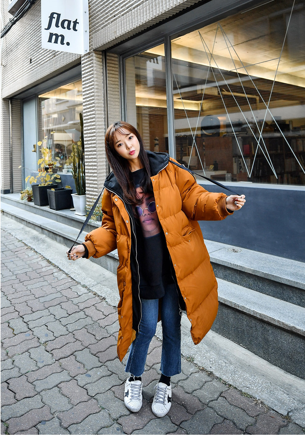 焦糖色羽绒服搭配图片 焦糖色羽绒服搭配图片