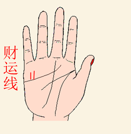 财运线有两条好不好 清晰可见的财运线更佳