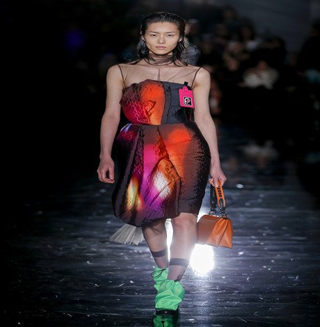 Prada2018秋冬米兰时装周 文艺复古