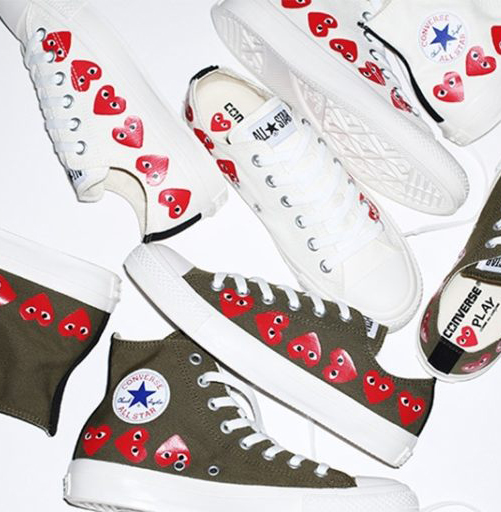 COMME des GARÇONS PLAY X Converse 第三波联名系列