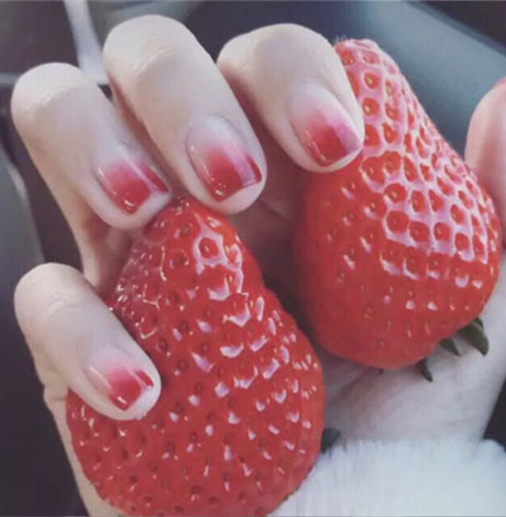 渐变果冻美甲图片大全 少女心泛滥