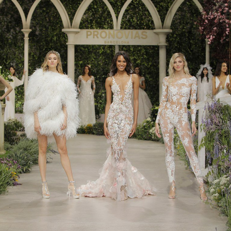 Pronovias 2019春夏婚纱系列 T台秀闪耀亮相