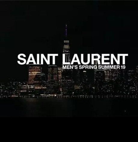 SAINT LAURENT 2019春夏纽约男装秀 继承复古摇滚的纤细妖男