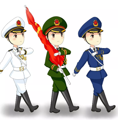 2018年建军节主题 三行情书致敬中国军人