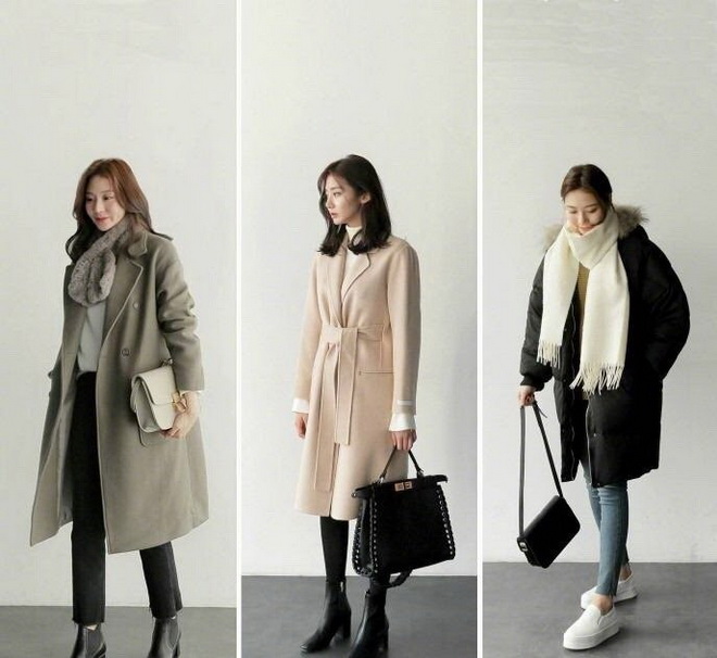 25岁女人羽绒服和大衣通勤穿搭参考