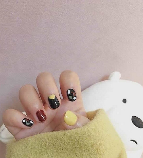超有女人味的日式美甲图片大全