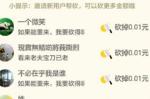 拼多多砍价都是0.01解决方法