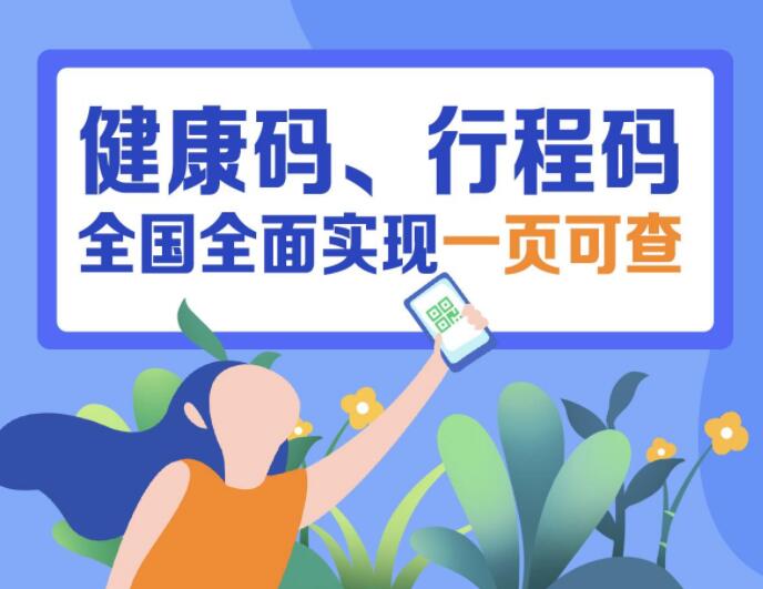 全国健康码行程码实现一页通行 大大减轻出行负担
