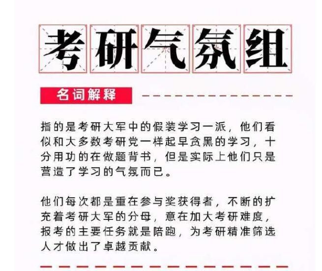 考研气氛组是什么意思 考研气氛组表情包